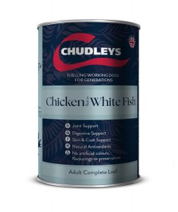 Chudleys Complete Wet Adult Working Dog Rich in Chicken with White Fish Wet Dog Food Cans - 12 x 395g