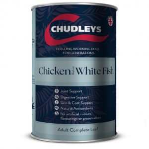 Chudleys Complete Wet Adult Working Dog Rich in Chicken with White Fish Wet Dog Food Cans - 12 x 395g