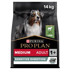 Pro Plan Medium Sensitive Digestion Lamb Dry Dog Food - 14kg
